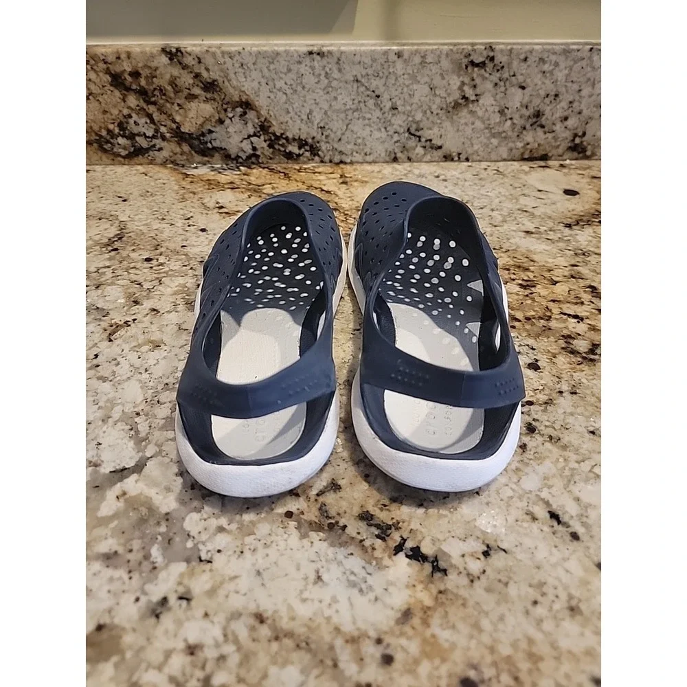 Crocs Iconic Comfort Sling Back Water Crocs Men's Size 7 (M) Navy/White